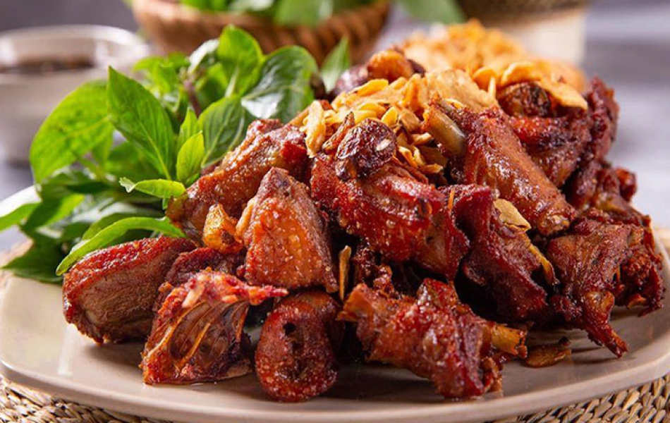 Thịt Dải Ch&aacute;y Tỏi