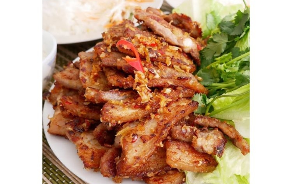 Thịt Dải Ch&aacute;y Tỏi