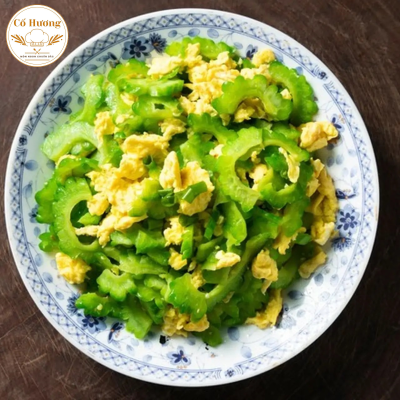 Mướp đắng x&agrave;o trứng