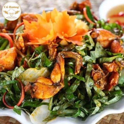 Ếch ủ rơm / rang muối / ch&aacute;y giềng