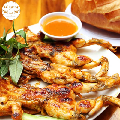 Ếch nướng muối ớt / Nướng mọi