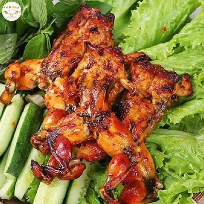 Ếch nướng muối ớt / Nướng mọi