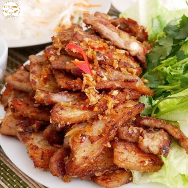 Thịt Dải Ch&aacute;y Tỏi