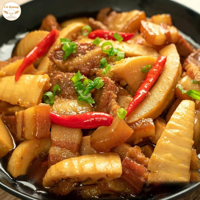 Thịt Heo X&agrave;o Măng / Hầm Khoai Sọ