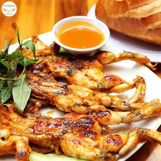 Ếch nướng muối ớt / Nướng mọi